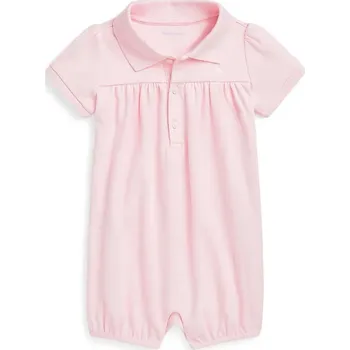 Dupačky Dětské bavlněné dupačky Polo Ralph Lauren 310734900026 růžová 30X, vel. 85-90