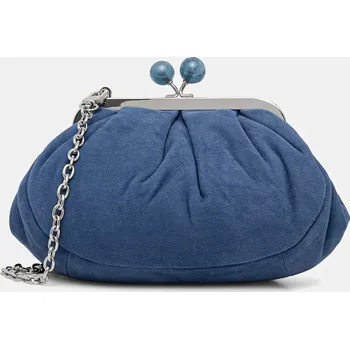 Kabelka Semišová kabelka Weekend Max Mara AVALOIS 2615511014600 modrá 55X, vel. ONE SIZE