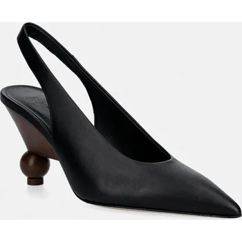 Dámské lodičky Kožené lodičky Weekend Max Mara Wkarito 2615521074600.BLACK černá 99X, EUR 38