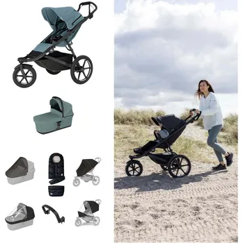 Kočárek THULE Urban Glide 3 Kočárek od narození Set E - Mid Blue/Black