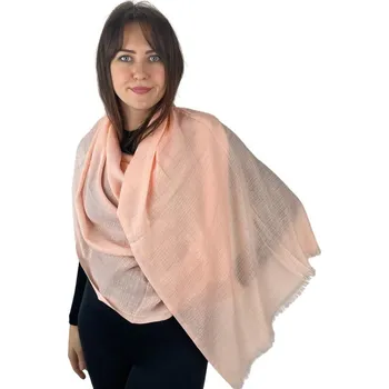 Šátek Dámský šátek 90 x 175 cm Jemný vzor 23-10 - meruňka