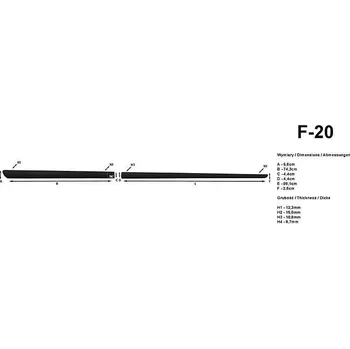 Lišta karosérie Lišty dveří VW Amarok, 2011 - 2015, 5 dveří, F20