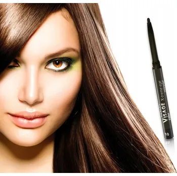 Oční linky Venita Extreme Visage vysouvací konturovací tužka na oči černá voděodolná