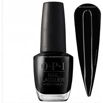 Přípravek na nehty OPI Nail Lacquer NLT02 - Lady In Black černý lak na nehty 15ml