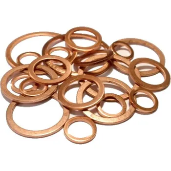 Těsnění 8 x 12 x 1,5 mm měď