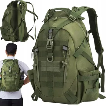 turistický batoh Vojenský Batoh Verk Group 14606_Z 20-40 l zelený