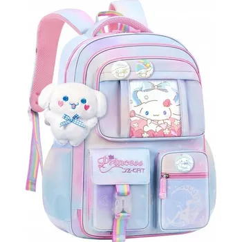 Školní batoh Školní batoh Zenoluxe modrý vícekomorový s reflexními prvky