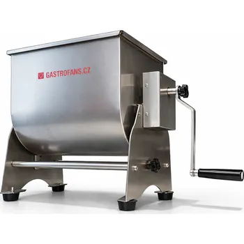 Gastrofans Míchačka na maso - výklopná, ruční, nerez 30L
