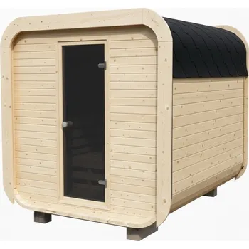 Sauna Sauna Quadro 200x300 cm (8-10 osob) BARVA DVEŘÍ: Grafitová, STŘEŠNÍ KRYTINA: Grafit