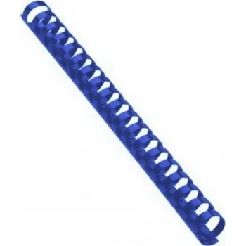 Vázací hřbet Hřbety pro kroužkovou vazbu A4, modré, plastové, průměr 25 mm Titanum