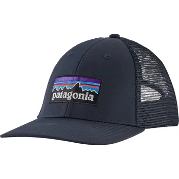 Kšiltovka Kšiltovka Patagonia P-6 Logo LoPro Trucker Hat Barva: modrá/šedá