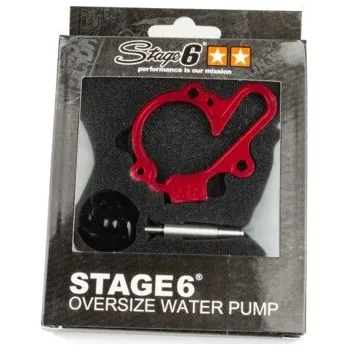 Chlazení pro motocykl Vodní pumpa s vysokým výkonem Stage6 červená AM6