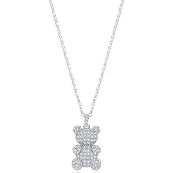 Náhrdelník MOISS stříbrný náhrdelník MEDVĚD