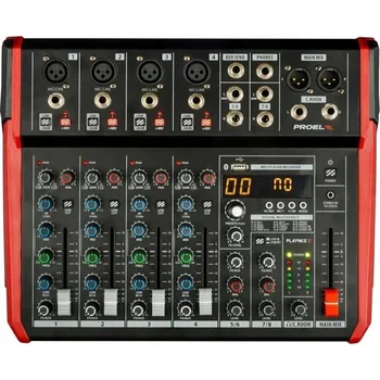 Hi-Fi komponenty PROEL PLAYMIX8 Analogový mixpult
