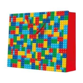 Dárková taška Dárková taška COLORFUL BRICKS, velká