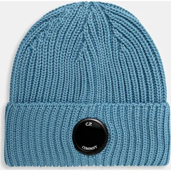 Čepice Vlněná čepice C.P. Company 19CMAC739A005509A modrá 55X, vel. ONE SIZE