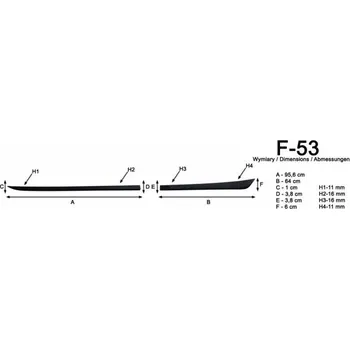 Lišta karosérie Lišty dveří Suzuki Baleno, 2016 ->