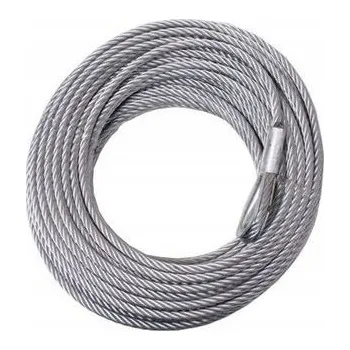 Lany Ocelové lano 9,5 mm x 26 m s okem pro naviják