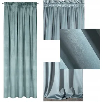 Závěs Hotový závěs Eurofirany zelený 140x270 cm