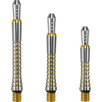 Příslušenství pro šipky Target násadky na šípky Pixel Grip Titanium, zlaté Délka násadky: 44 mm