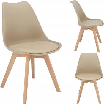 Jídelní židle Židle Jumi umělá kůže béžová 1 ks