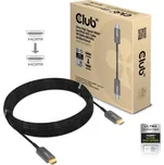 Club3D kabel HDMI AOC, M/M, 4K@120Hz, 8K@60Hz, High Speed, 10m, černá
