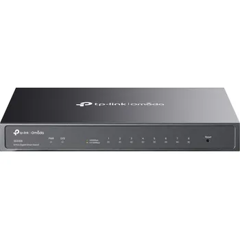 Počítač TP-Link JetStream 8-Port Gigabit Smart SwitchPORT: 8× Gigabit RJ45 Ports including 1 PoE IN PortSPEC