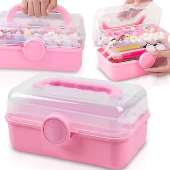 Úložný box ORGANIZÉR NA DROBNOSTI KOSTKY KORÁLKY BIŽUTERII HRAČKY KRABIČKA KRABIČKA