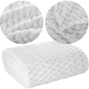 Prostěradlo Deka Eurofirany polyester 170 cm x 210 cm bílá