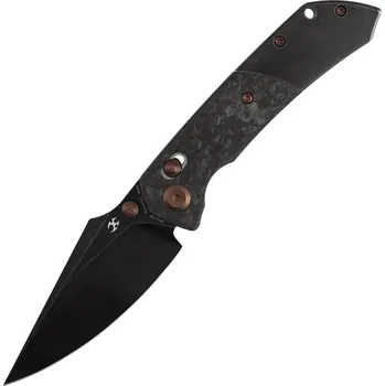 kapesní nůž Kansept Fenrir KNFS Exclusive, M390 Blackwash, Vzor růže