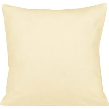 Povlak na polštářek JERSEY POVLAK NA POLŠTÁŘ 019 40X40 CM SVĚTLEŽLUTÁ