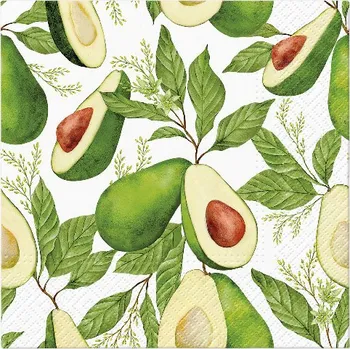 Papírový kapesník Paw Ubrousky PAW Dekor L (20ks) Avocado Forever 615450