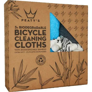čistící utěrky Peaty's Bamboo Bicycle Cleaning Cloths