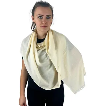 Šátek Dámský šátek 90 x 175 cm Fine 23-03 krémový