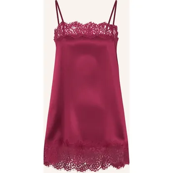 Dámská halenka Darling Harbour Dámské Saténové Tričko S Krajkou, bordeaux, 44