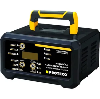 Nabíječka autobaterie Nabíječka autobaterií MAX-15 230V 12/24V elektronická se startem PROTECO