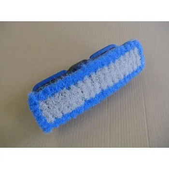 Kartáč pro zvířata ekoGRADO_Náhradní kartáč oválný, délka 25 cm, modro-šedý jemný