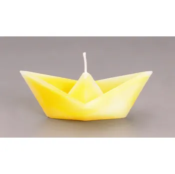 Svíčka Svíčka lodička - malá - žlutá