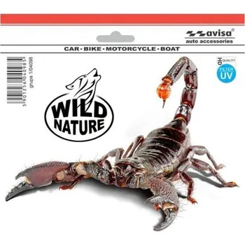 Samolepicí dekorace na vozidlo Samolepka dekory "AVISA"_Tištěná samolepka HD - Škorpion velký