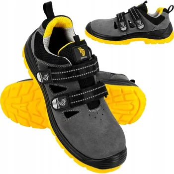 Pracovní obuv Pracovní sandály pohodlné, lehké s ocelovou špičkou, letní BOZP CAPRI S1 Velikost 40