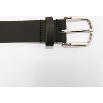 Opasek Kožený opasek černá 120 cm