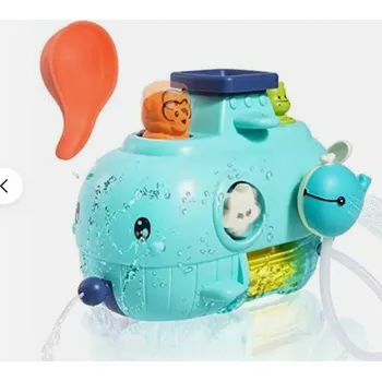 Hračka pro nejmenší Hračky do vany pro děti, 5v1, hračka Velryba