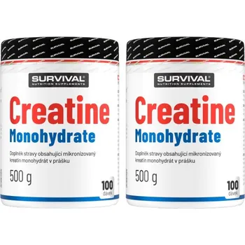 Kreatin Survival Creatine Monohydrate - akce 500 g + 500 g