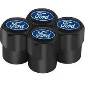 Krytky ventilků hranaté černé FORD