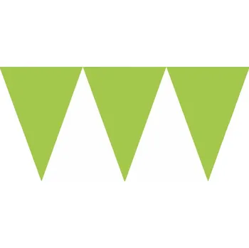 Baner girlanda vlajky Praporky 450 cm zelený