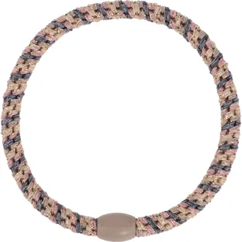 BON DEP Tenká gumička do vlasů Kknekki "Mix Steelgrey-Taupe "