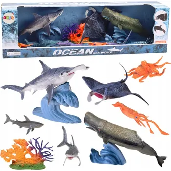 SADA FIGUREK MOŘSKÝCH ZVÍŘAT – POHYBLIVÉ ČÁSTI, REALISTICKÉ PROVEDENÍ