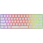 Genesis THOR 660 G2, RGB, Bluetooth, Gateron Brown, US layout, bílá