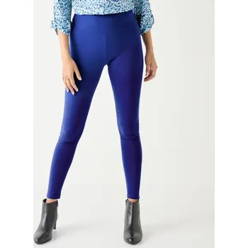 Dámské legíny Dlouhé legíny s efektem plochého břicha tmavě modrá 56