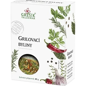 Koření *Grilovací byliny 40g, Grešík (MDT 3.12.2025)